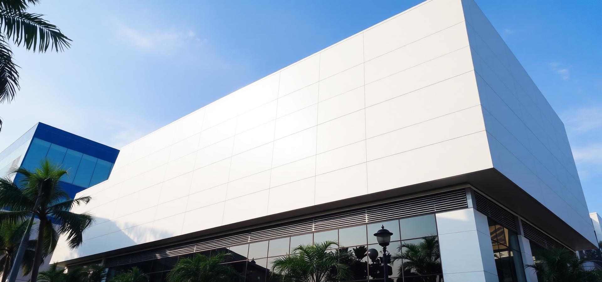 Modern building protected with premium waterproofing